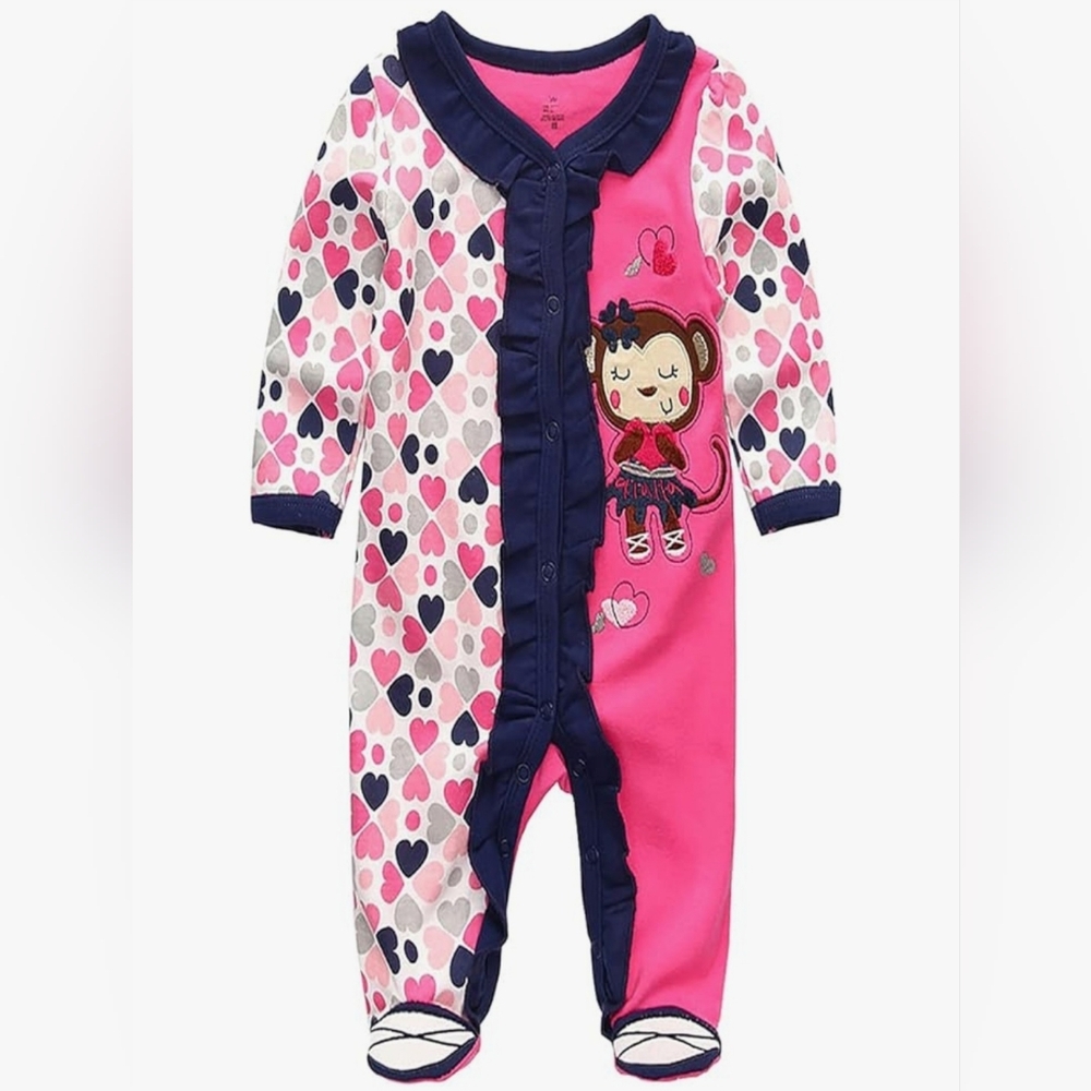 Baby Footed One-Piece Romper Jumpsuit, New